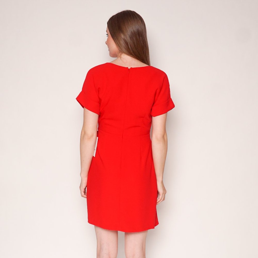 AMANDA UPRICHARD Manolo V-Neck Faux-Wrap Dress NWT - Picture 5 of 7